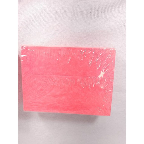 100 Hot Pink A6 Card Envelopes - 6.5" x 4.75" - Square Flap parchment look - Picture 4 of 5